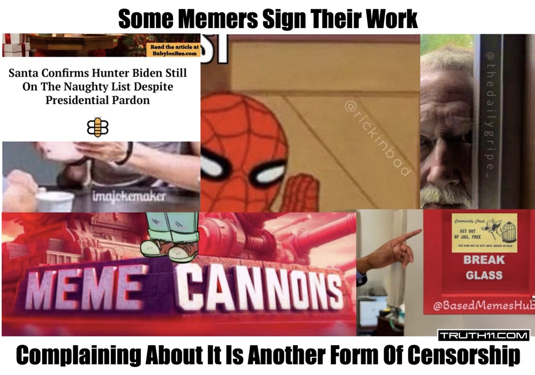 Artists Sign Their Work - meme