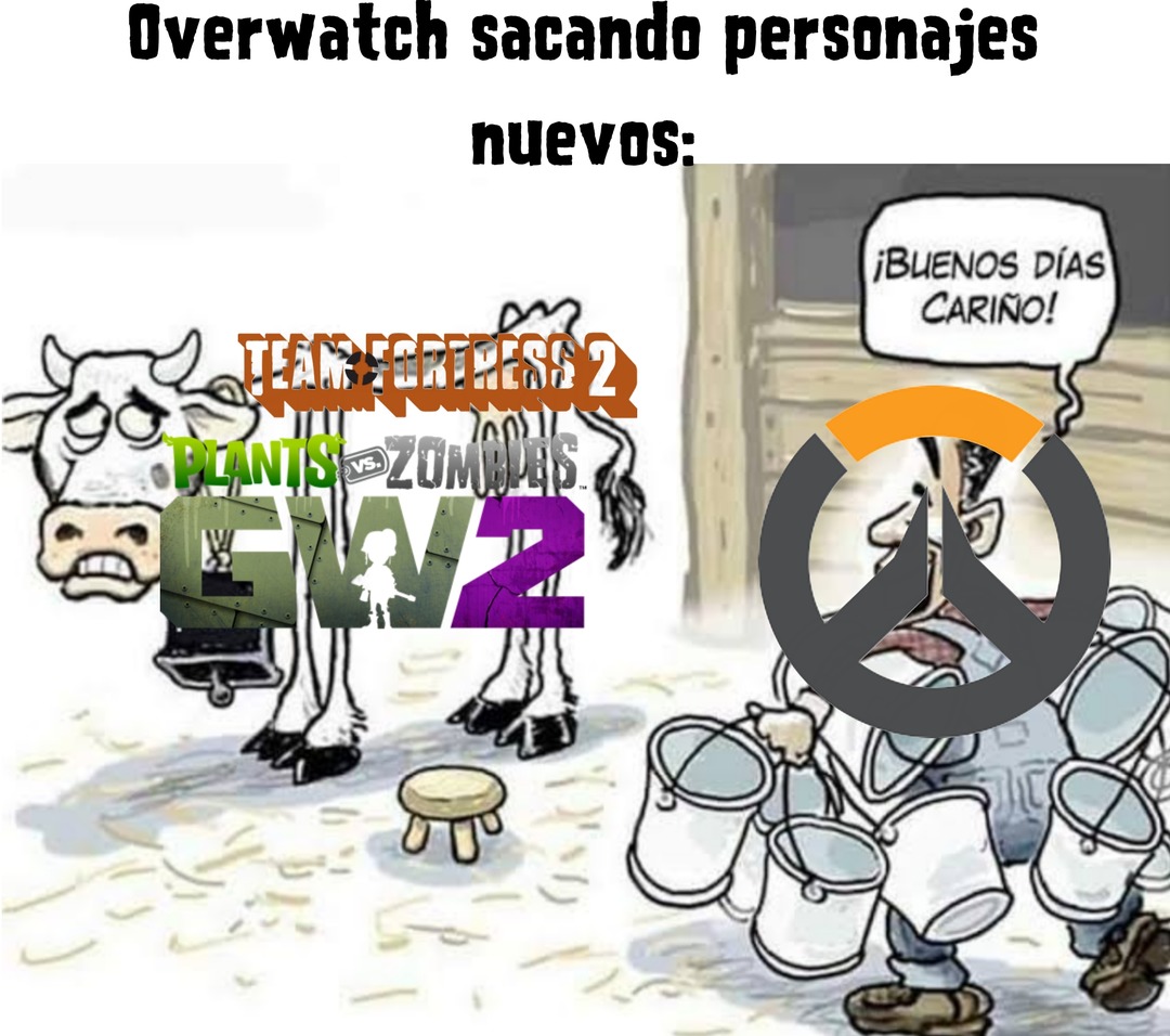 Hay personajes que literal son un refrito del otro por ejemplo hay uno que es exactamente la carnivora - meme