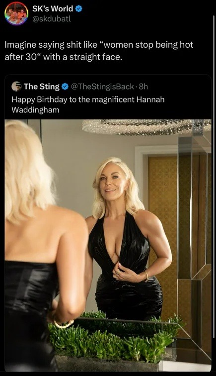 women over 30 be winning - meme
