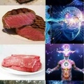 How to eat steak levels of intellagence