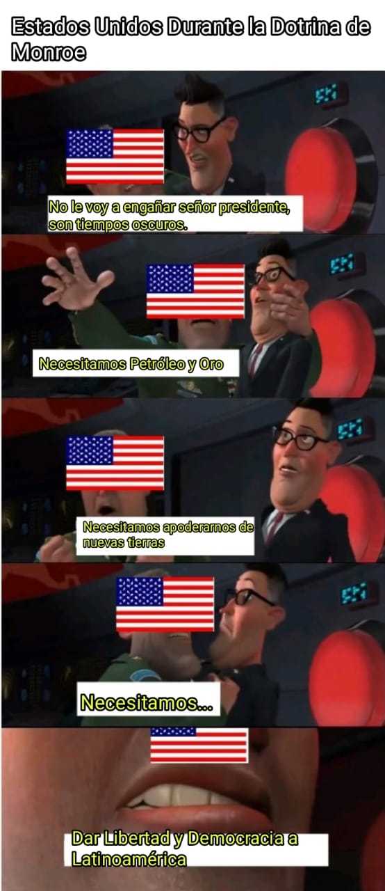 América para los americanos - meme