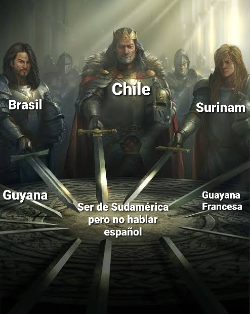 El más extraño es el de Chile - meme