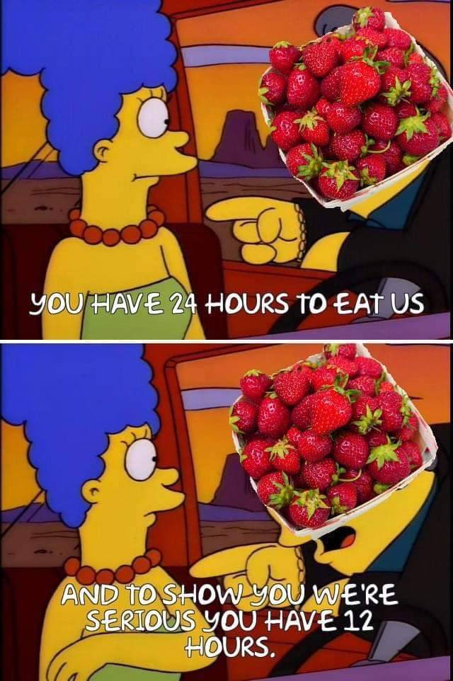 Fresh Strawberries - meme