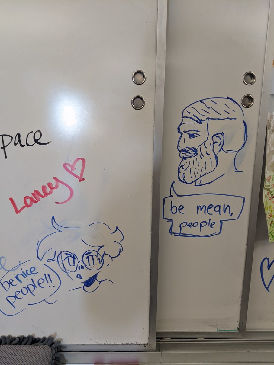 I saw the left drawing in school and couldn't resist - meme