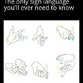 American Hand Sign Language