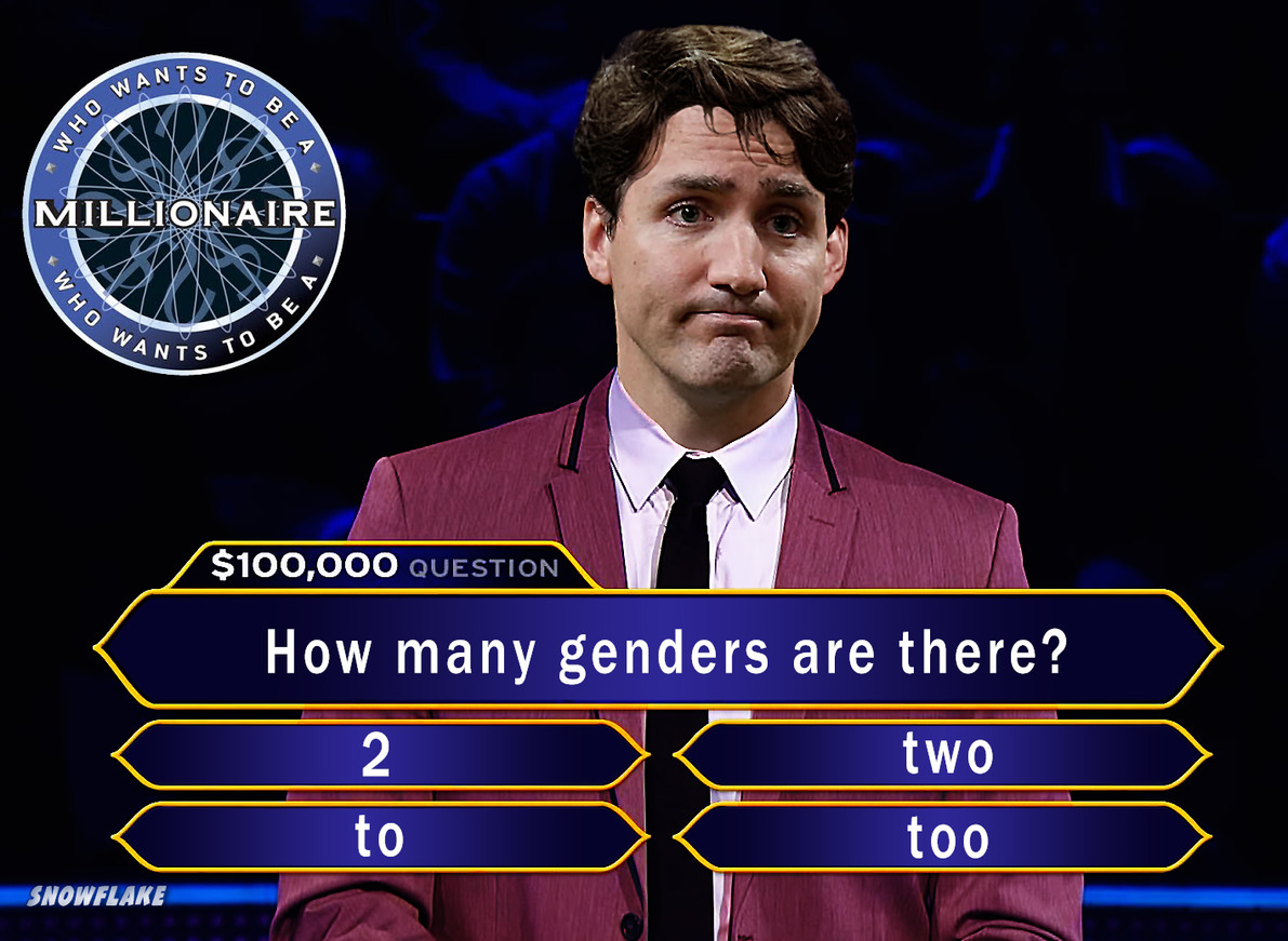 Who wants to be Justin Trudeau? - meme