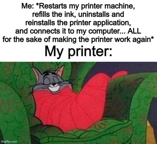 Useless HP printers. - meme
