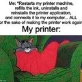 Useless HP printers.