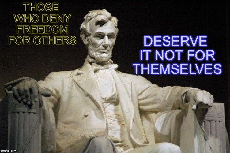 Freedom ain’t free and it sure ain’t one-sided - meme