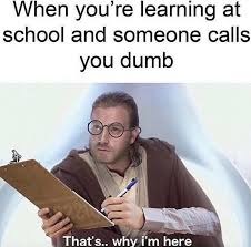 me in class - meme