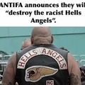 Antifa vs Hells Angels Motorcycle Club MC