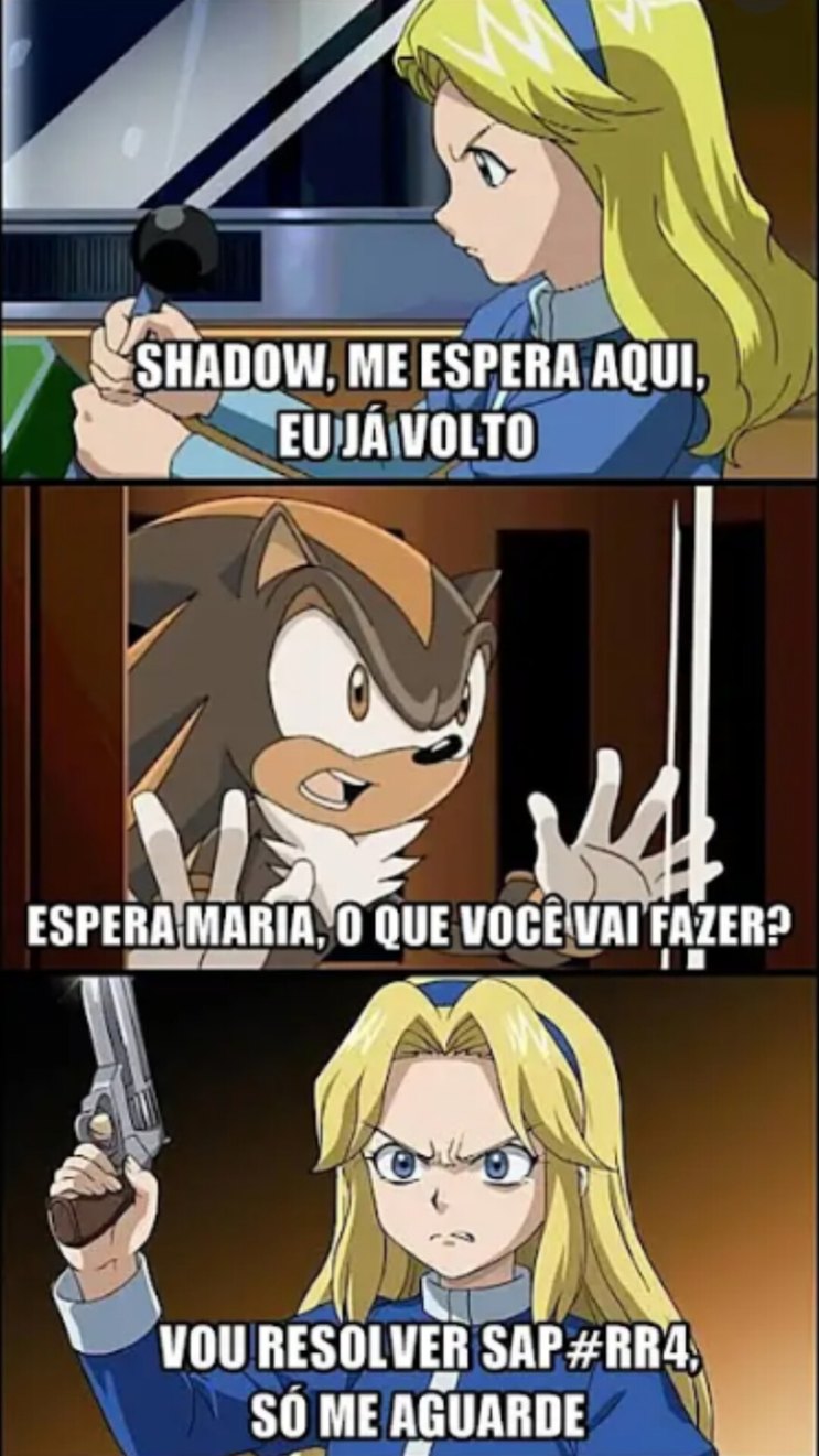 Maria e Shadow - meme