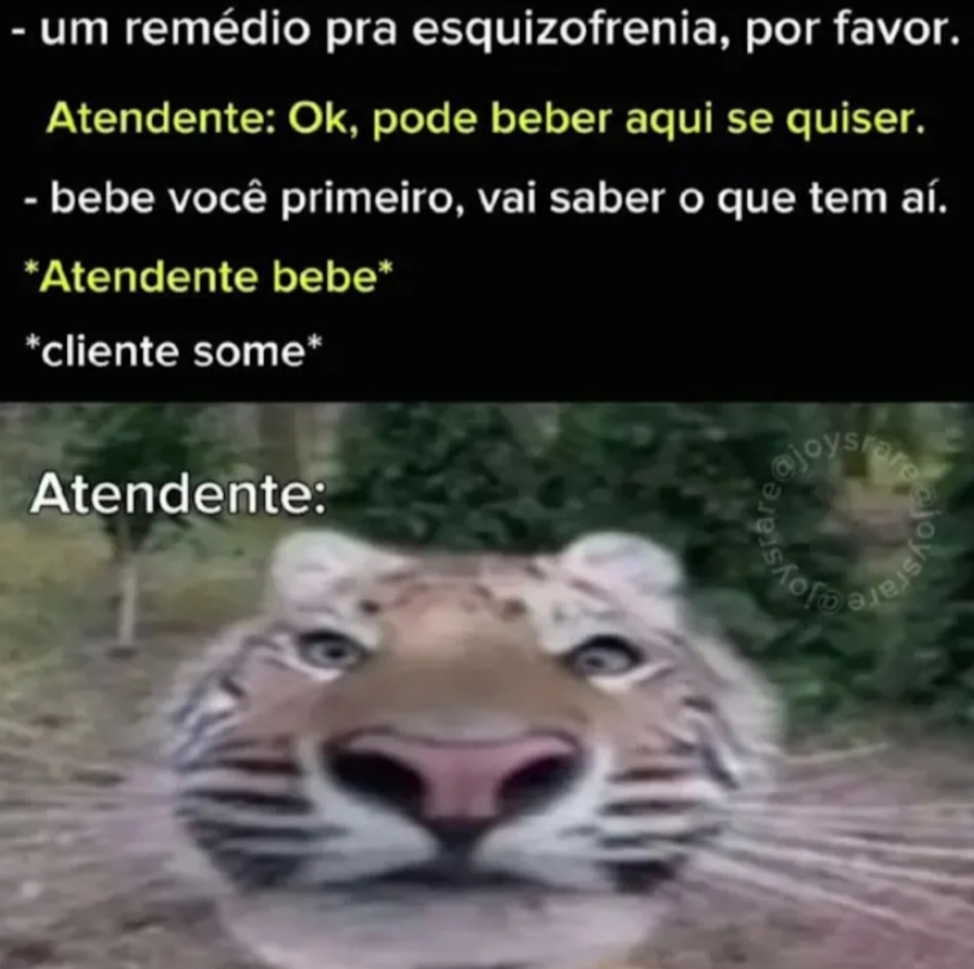 Atendente - meme