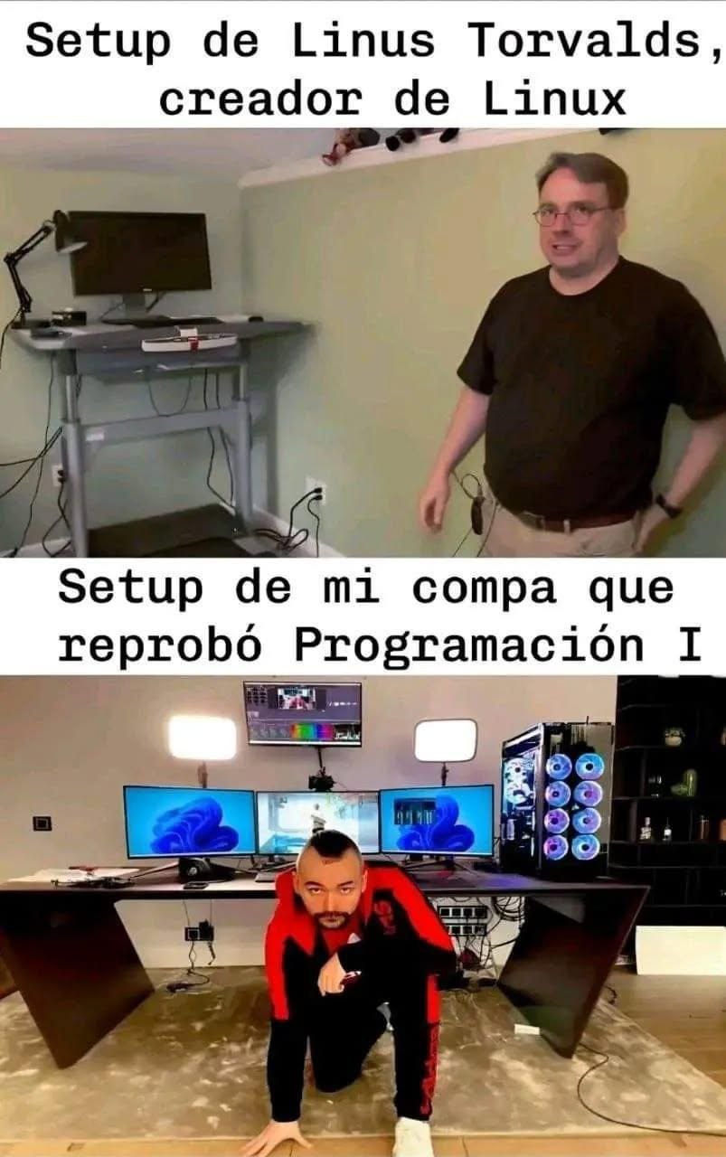 setup nivel dios - meme