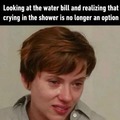 shower yourself with tears