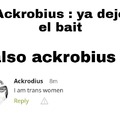 Acrobius :son:
