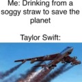 Taylor swift pollution meme