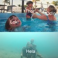 Odín no quiso ni a Hela ni a Loki