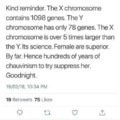 Genes in chromosomes