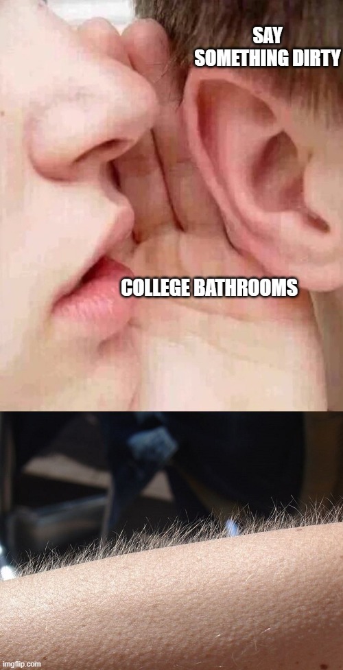 Once i saw a energy drink can floating in a college toilet - meme