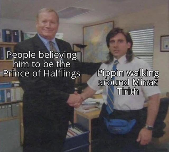 Pippin out here fooling the entire capital - meme
