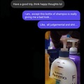 Fuck you shampoo bottle