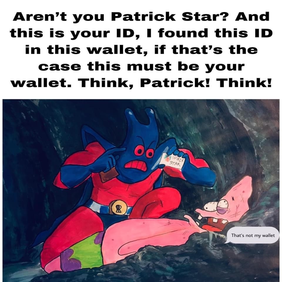 still not my wallet - meme