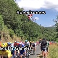 Speedrunner meme