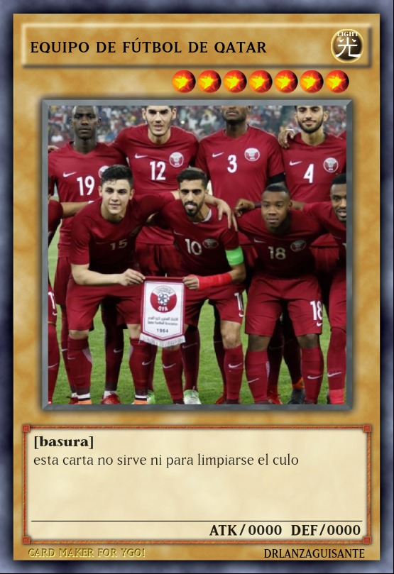 Equipo de fútbol de qatar - meme