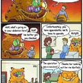 Garfield and the wellness check from the 4th dimension