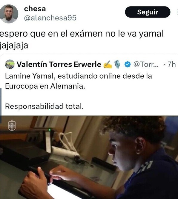 Meme de Lamine Yamal