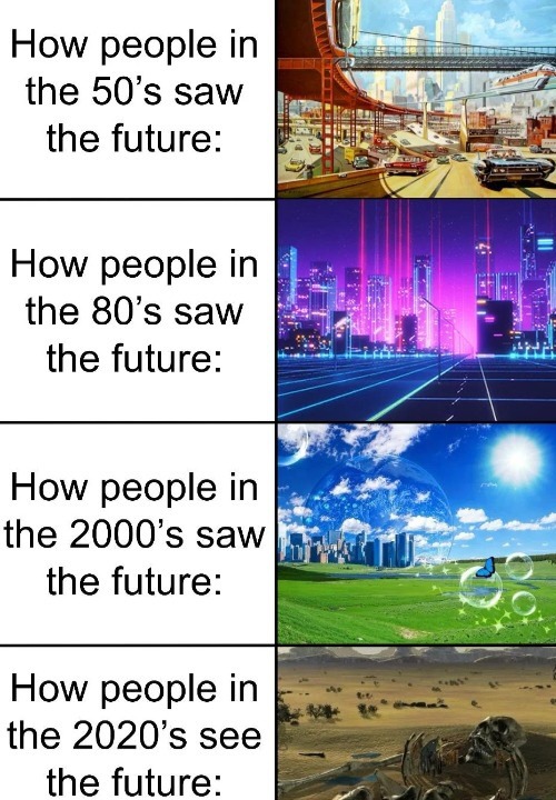 We lose hope, we embrace reality - meme