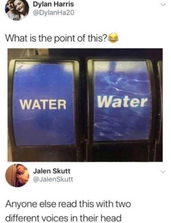 Water :wojak: WATER :sir: - meme