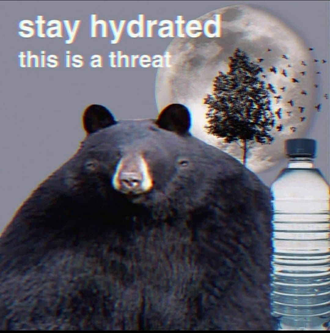 Stay hydrated - meme