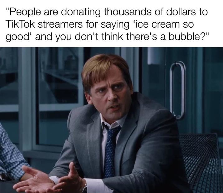 You didn't think there was a bubble meme