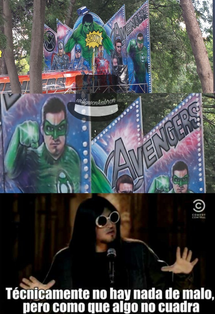 Green Lanter en el UCM - meme
