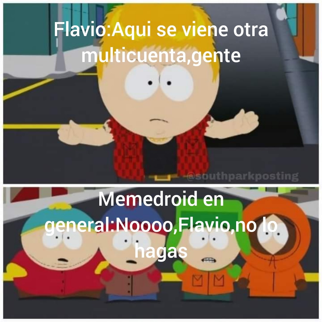 Flavio multicuentas ja XD - meme
