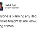 Totally not a cop
