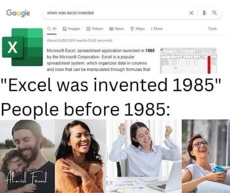 Excel memes