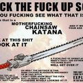Chainsaw katana