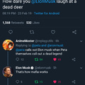 How dare you Elon Musk laugh at a dead deer