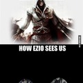 Admit it Ezio, you use aimbot...