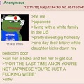 Anon is a jap