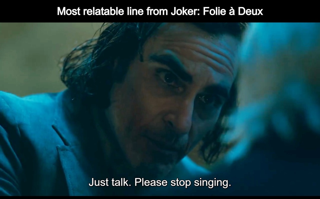 The Joker 2 experience in a nutshell - meme