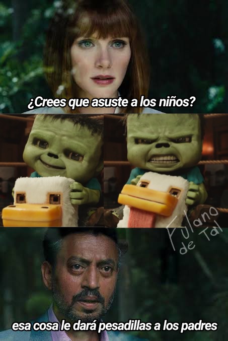 Le enseñe la foto del zombie a mi mamá y dijo que parecía un Hulk yucateco xd - meme