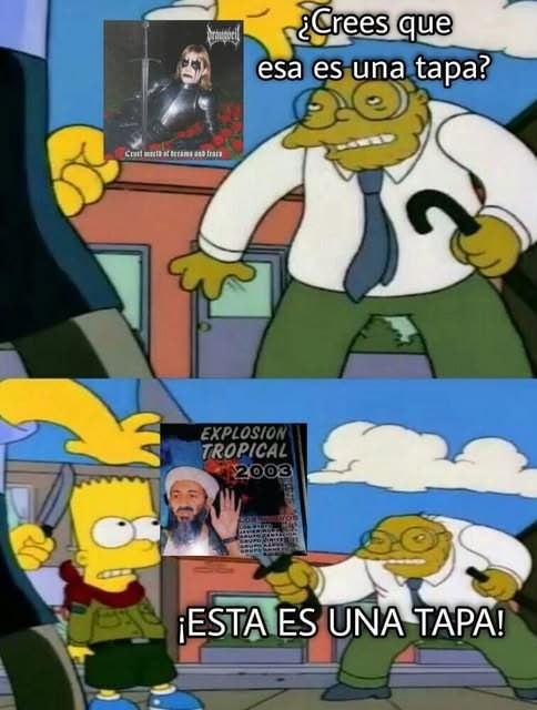 Crees que eso es una tapa? Esto es una tapa! - meme