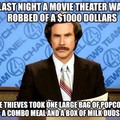 Movie theaters are expensive, though.