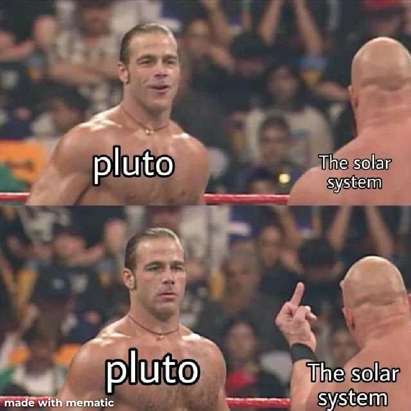Poor pluto - meme