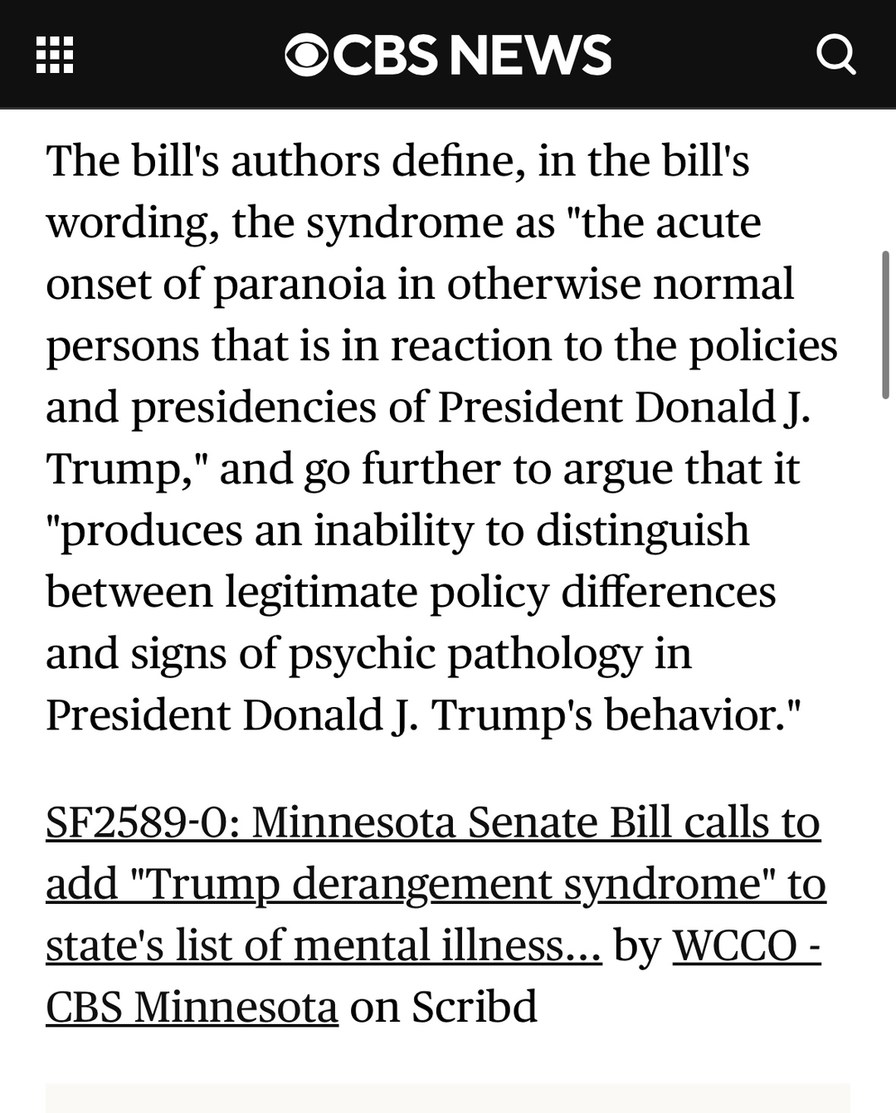 Trump Derangement Syndrome - meme