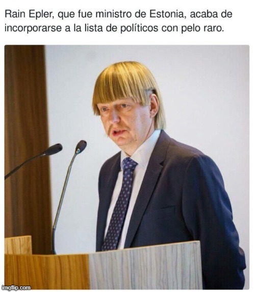 Ministro de Estonia xdxd - meme